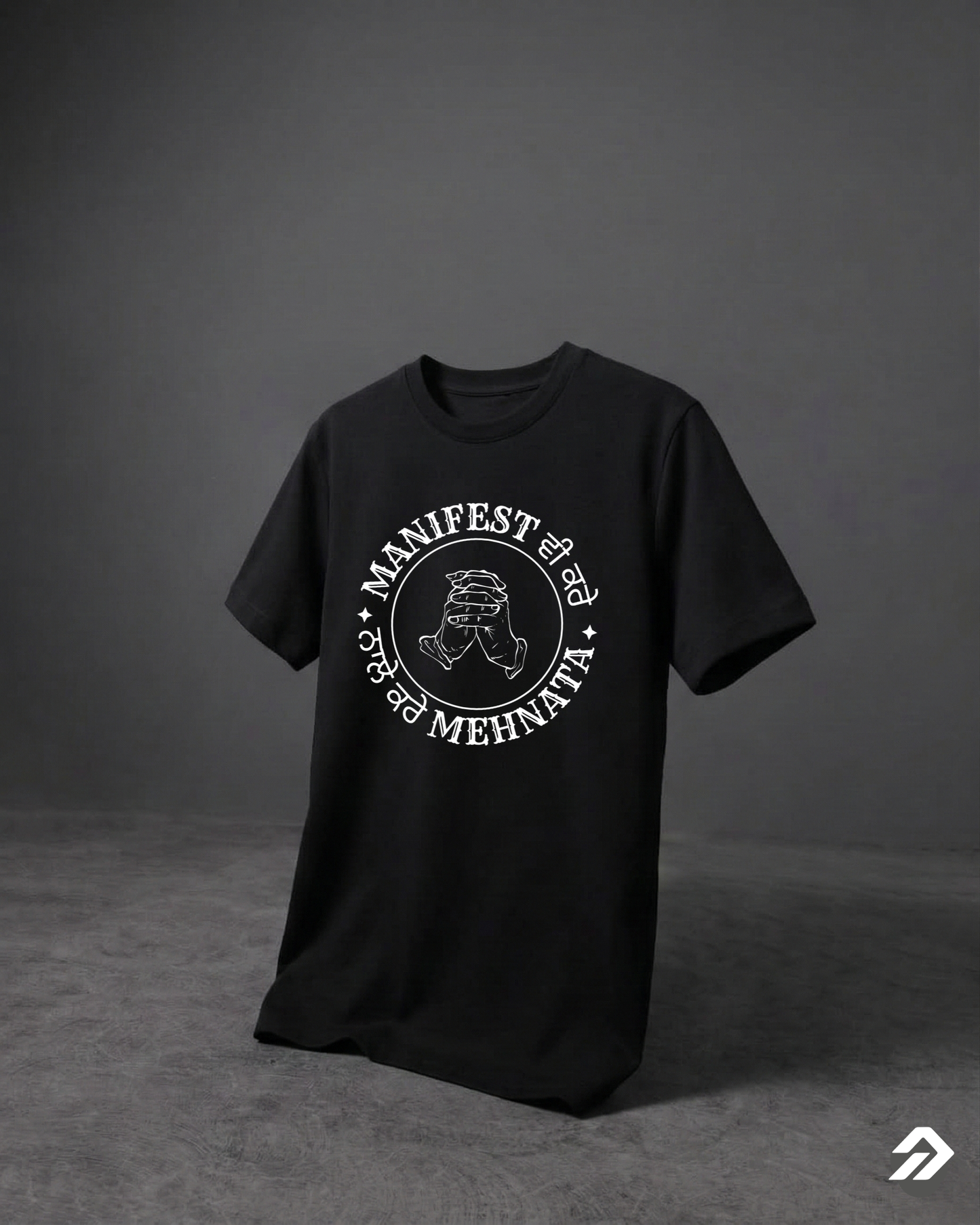 MANIFEST REGULAR FIT FRONT TYPOGRAPHIC PRINTED T-SHIRT