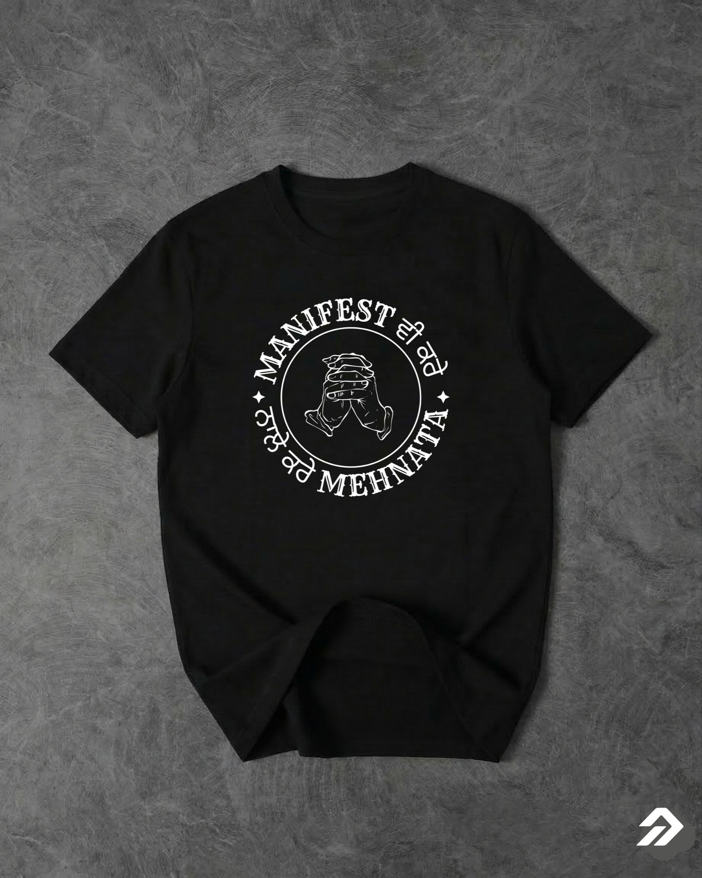 MANIFEST REGULAR FIT FRONT TYPOGRAPHIC PRINTED T-SHIRT