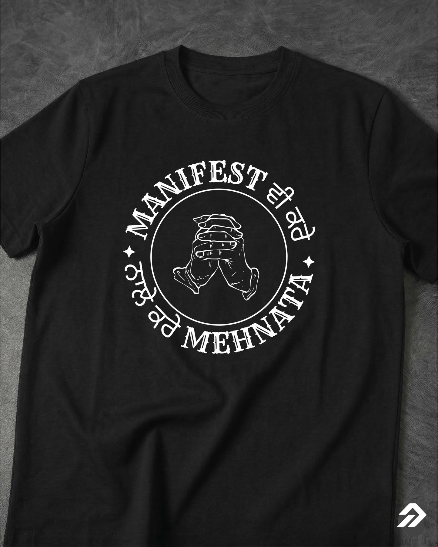 MANIFEST REGULAR FIT FRONT TYPOGRAPHIC PRINTED T-SHIRT