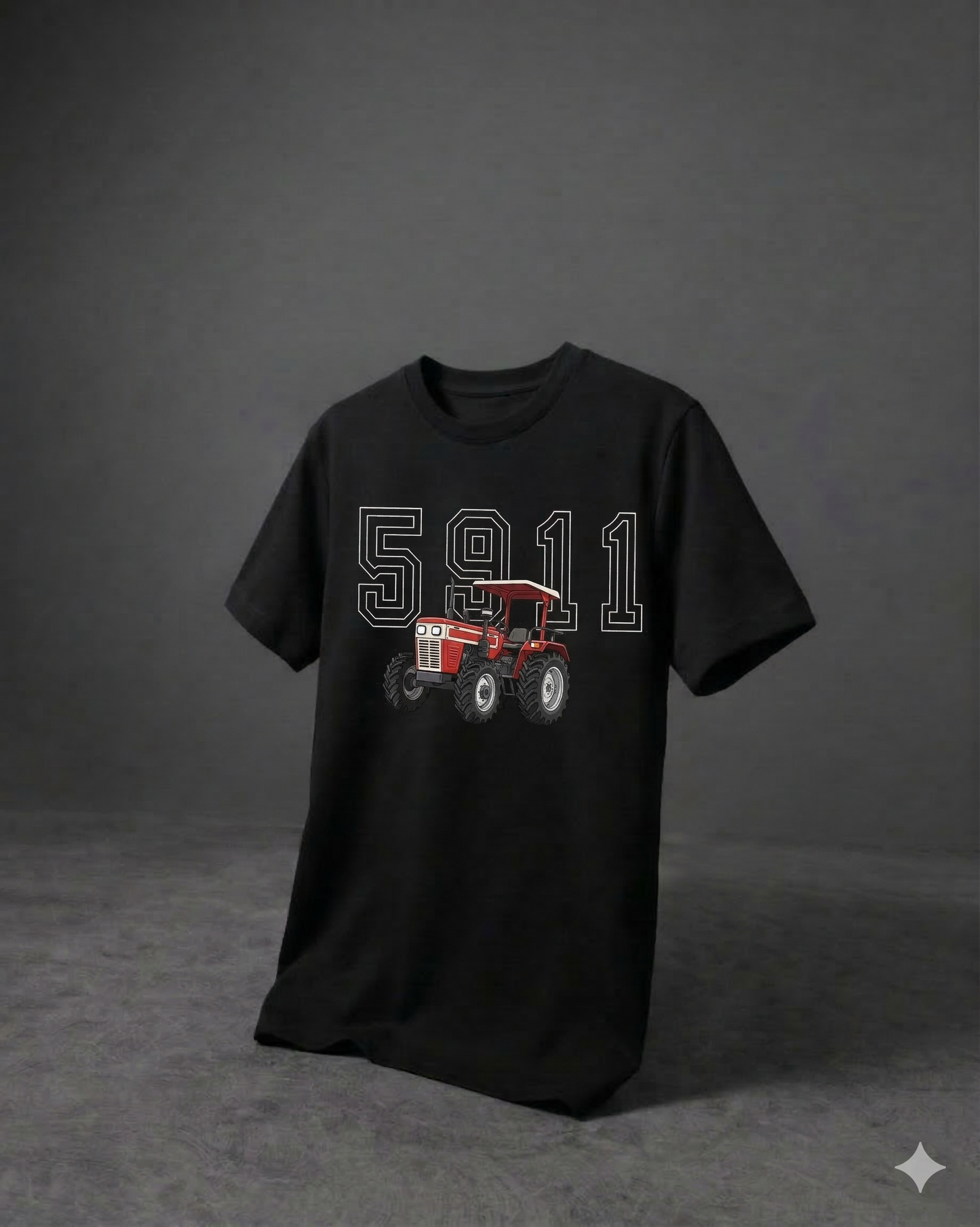 5911 REGULAR FIT FRONT TYPOGRAPHIC PRINTED T-SHIRT