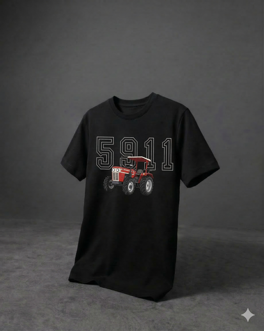 5911 REGULAR FIT FRONT TYPOGRAPHIC PRINTED T-SHIRT