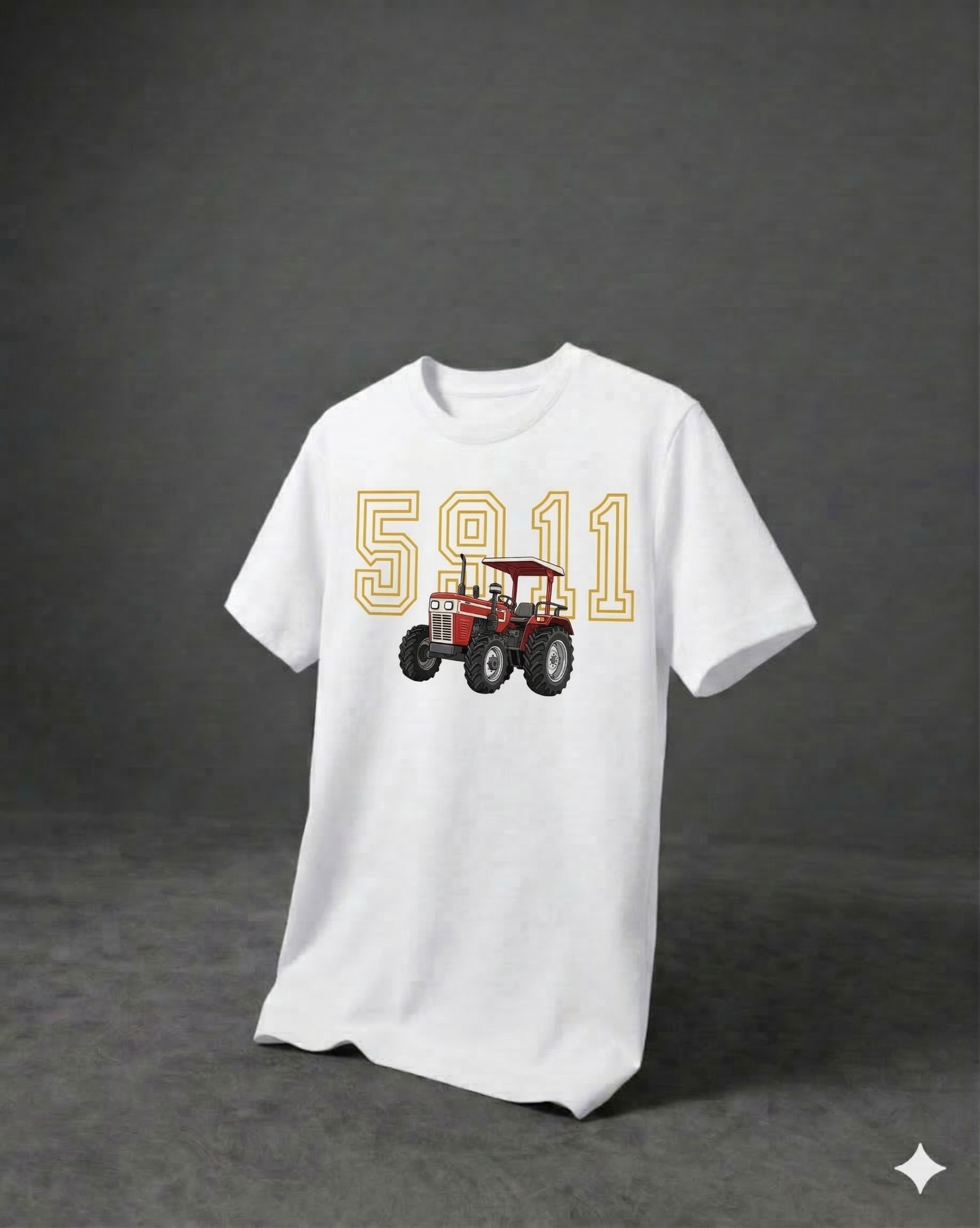 5911 REGULAR FIT FRONT TYPOGRAPHIC PRINTED T-SHIRT