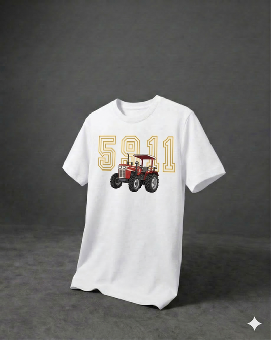 5911 REGULAR FIT FRONT TYPOGRAPHIC PRINTED T-SHIRT
